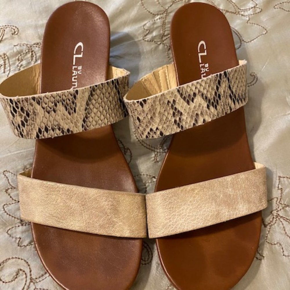 CL By Laundry Sandals Size 8/38.5